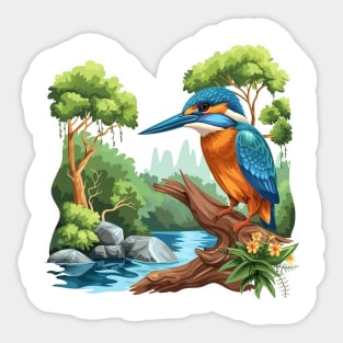 Kingfisher Sticker